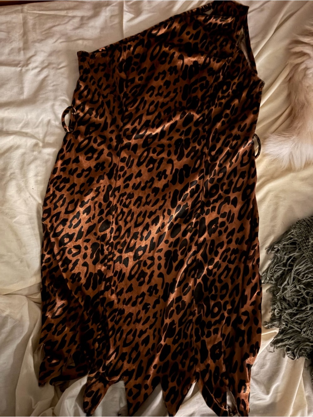 Leopard Print Slip Dress in Brown and Black; XL; NWOT; AS IS
